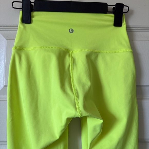 lululemon Wunder Under High Rise Leggings 25” Women’s 4 Running Marathon Yellow - Picture 6 of 12